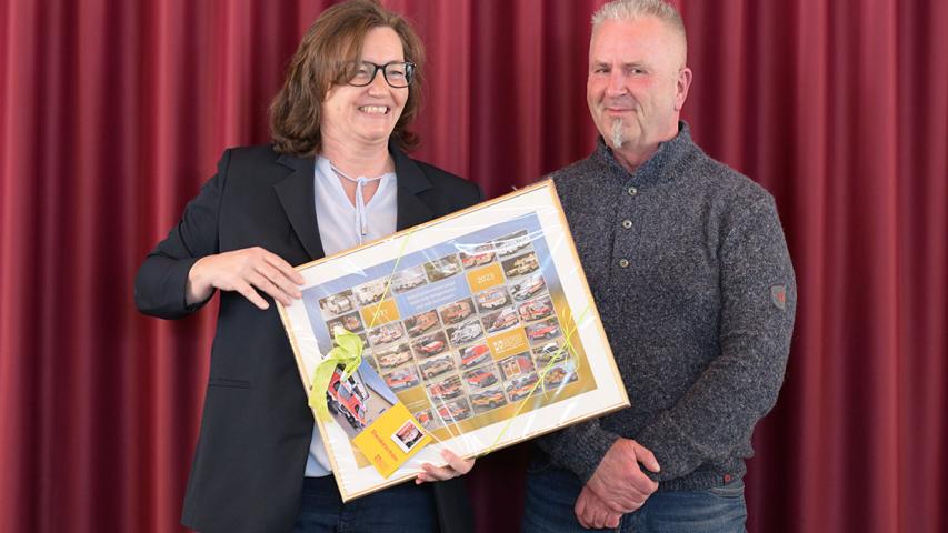 Hans Jörg Will wurde für seine frühere berufliche Tätigkeit als Leiter Rettungsdienst gedankt, die er 10 Jahre lang bis Juni 2023 wahrgenommen hatte.